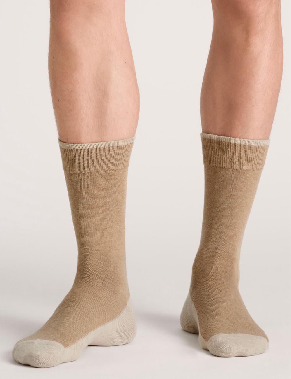Men Ted Baker 3 Pack Geometric Stripe Crew Socks Medium Grey | RKPY23087