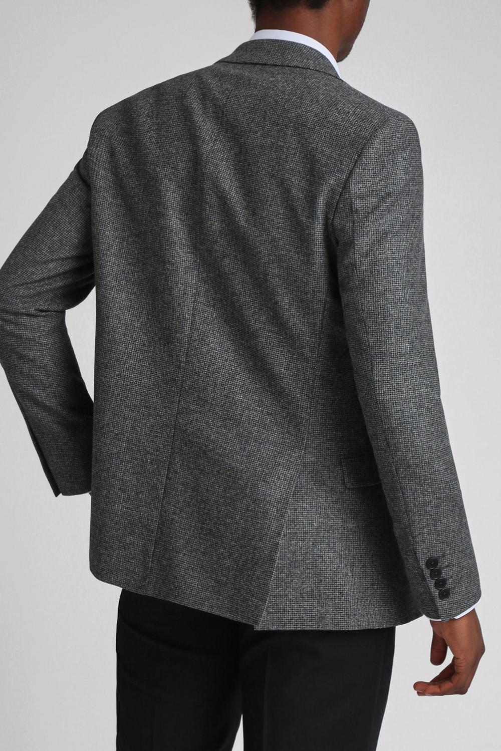 Men Ted Baker ASOJS - Puppytooth Check Slim Fit Blazers Charcoal | JLVS56023