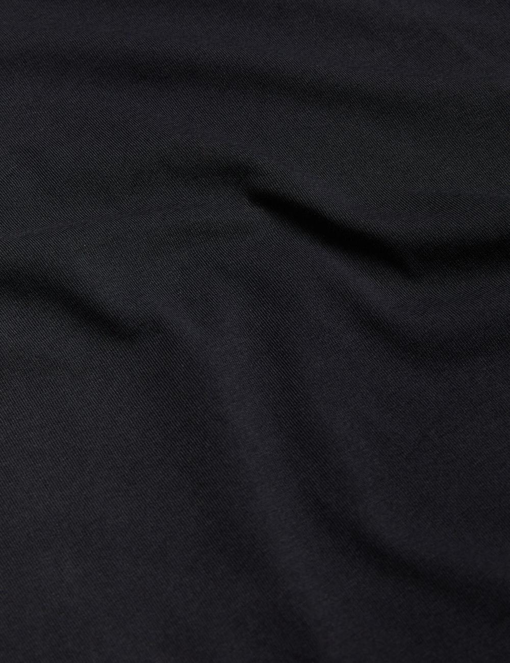 Men Ted Baker BEXLI - Regular Fit Long Sleeve Cotton T-Shirts Black | QKAX92308