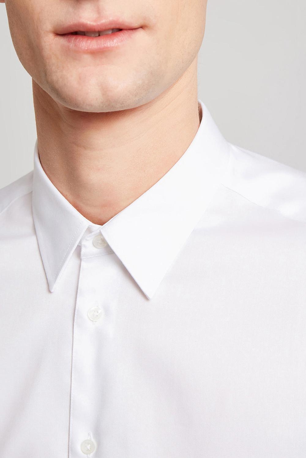 Men Ted Baker HOLMER - Regular Fit White Long Sleeve Formal Shirts White | ZCJH31580