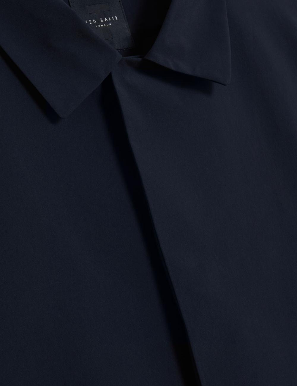Men Ted Baker HUMMELS - Lightweight Short City Mac Jackets Navy | JPCG61785