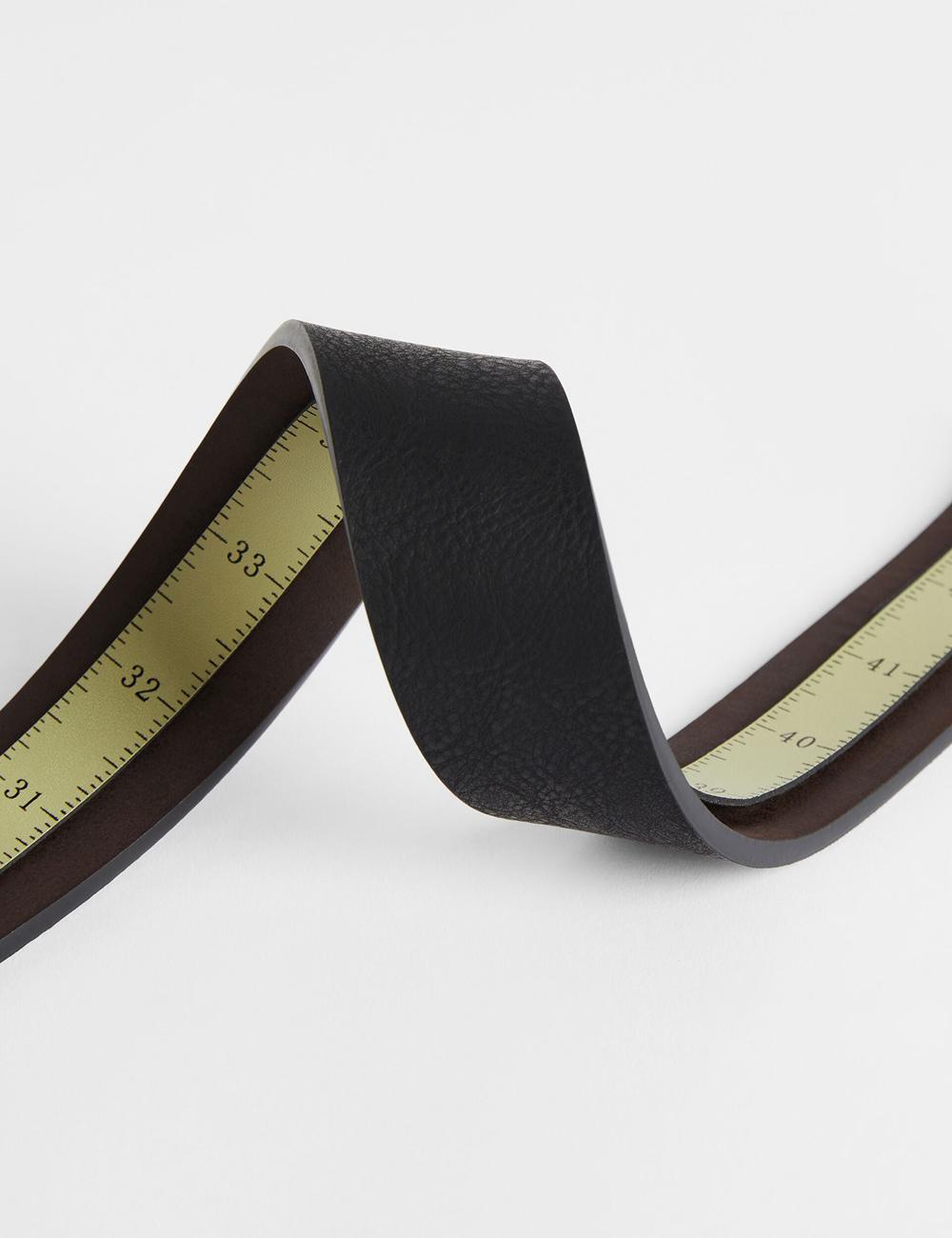 Men Ted Baker RATE - Faux Leather Belt Gift Set Belts Black | PHYJ95316
