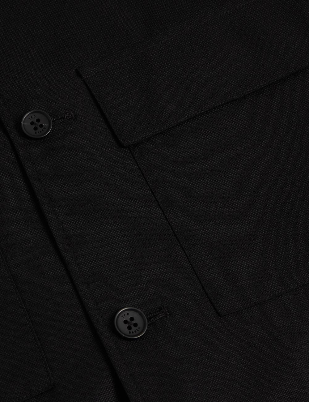 Men Ted Baker SELWYNJ - Lightweight Wool Blend Jackets Black | VAFC57480