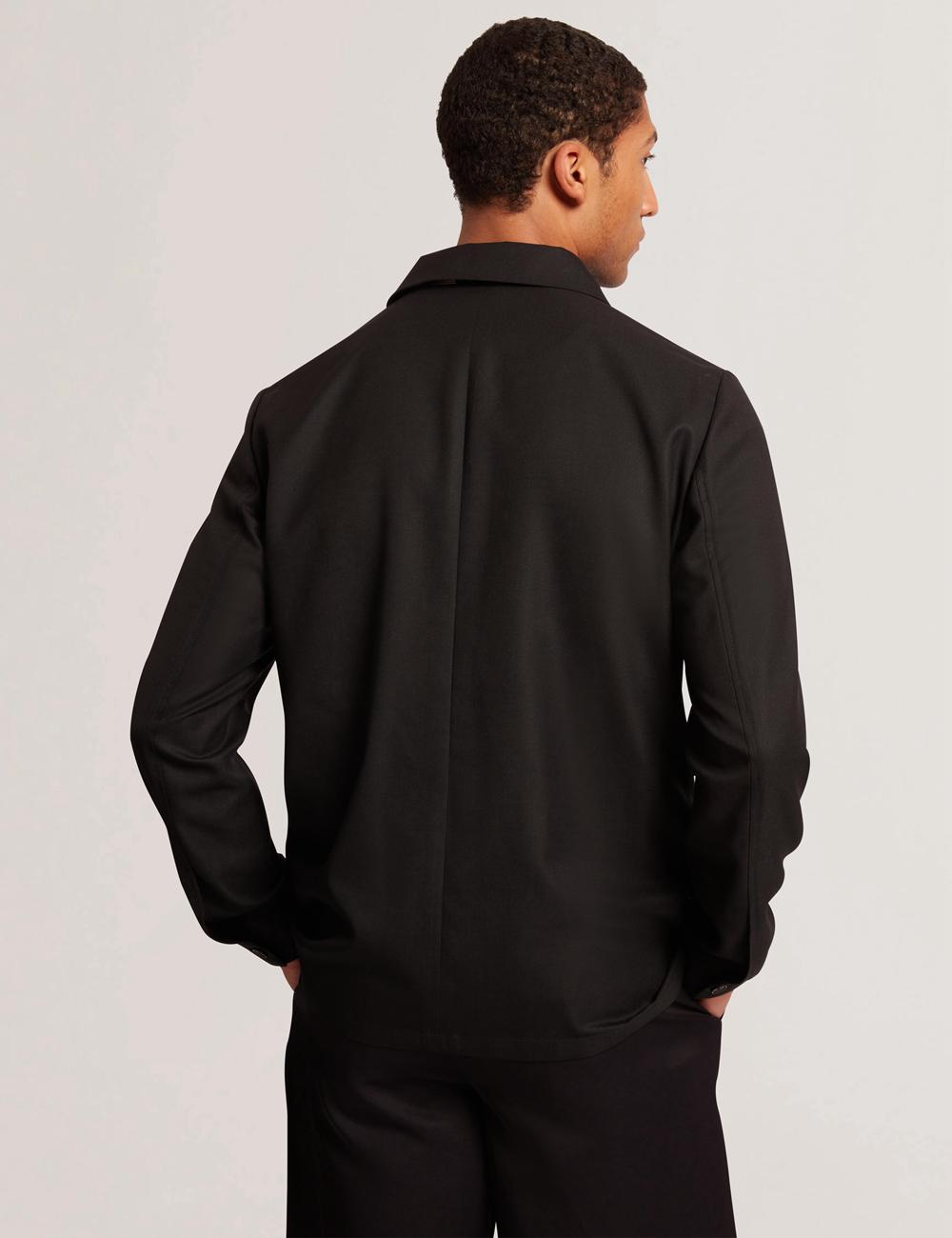 Men Ted Baker SELWYNJ - Lightweight Wool Blend Jackets Black | VAFC57480