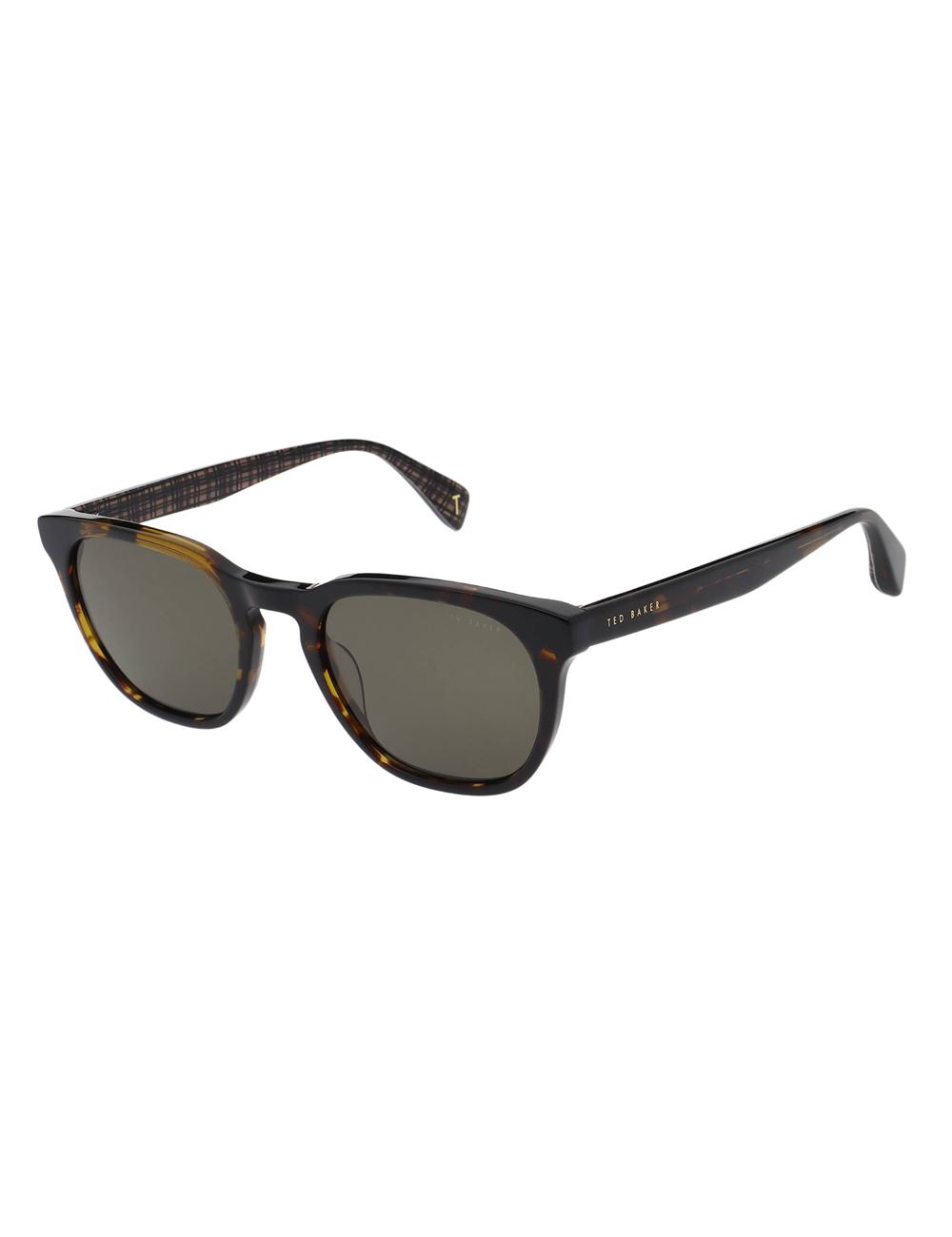 Men Ted Baker SORLEY - Classic Rounded Eye Sunglasses Tort | YKFC07538