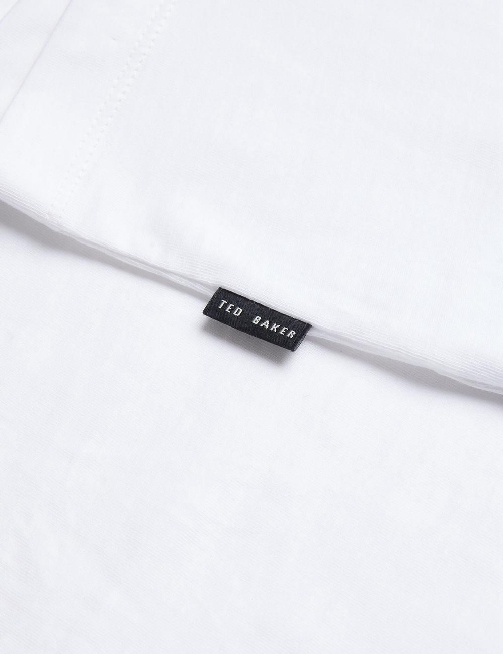 Men Ted Baker TYWINN - Classic Crew Neck Cotton T-Shirts White | VHKL08461