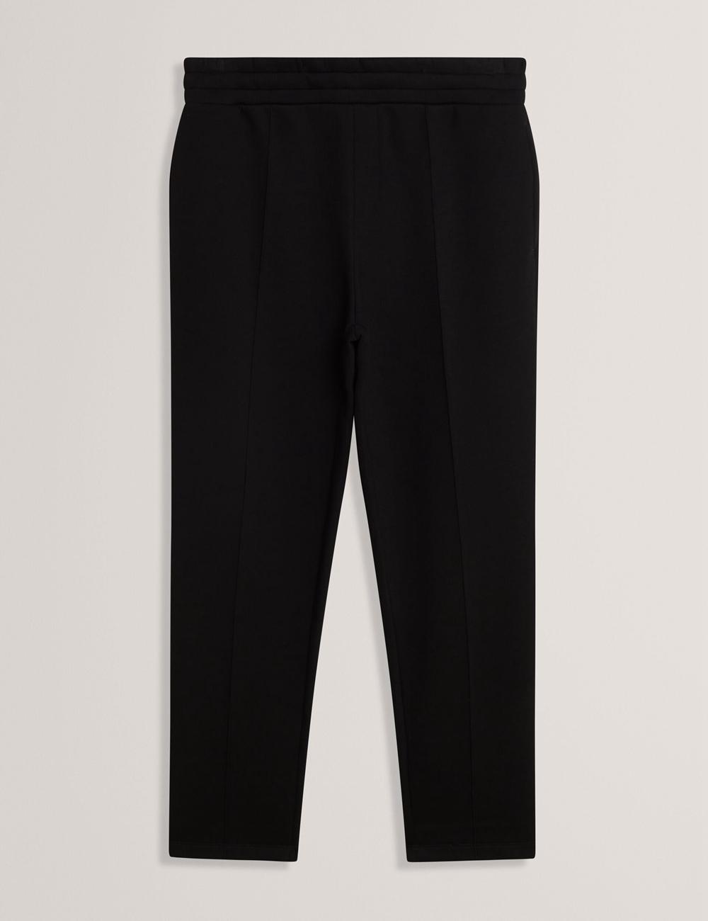 Men Ted Baker UAVER Slim Fit Neoprene Joggers Black | VYOQ09532
