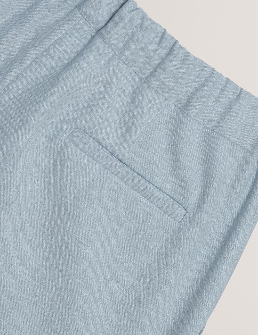 Women Ted Baker BALLIA - Elasticated Waist Tailored Tapered Trousers Blue | SLEX51723