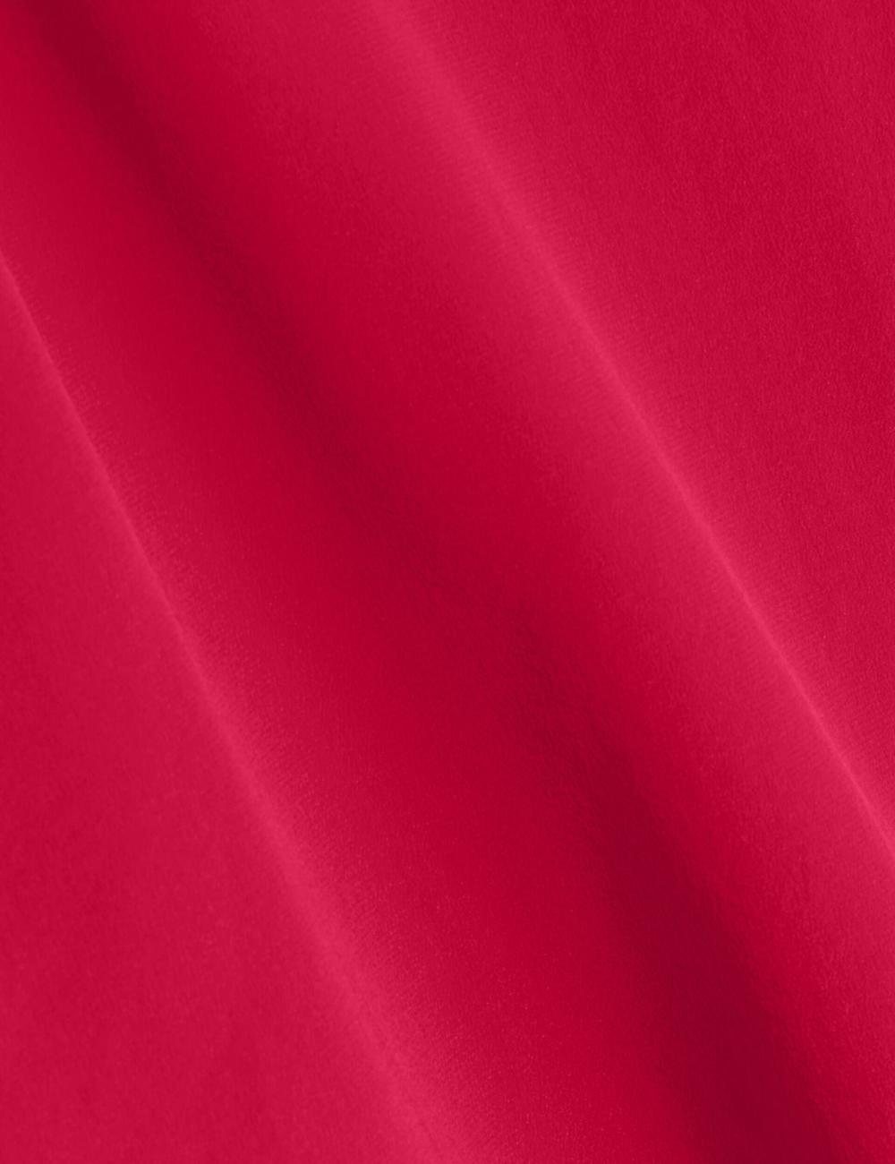 Women Ted Baker CADASA - Pure Silk Scoop Neck Cami Tops Fuchsia | BTCE39048