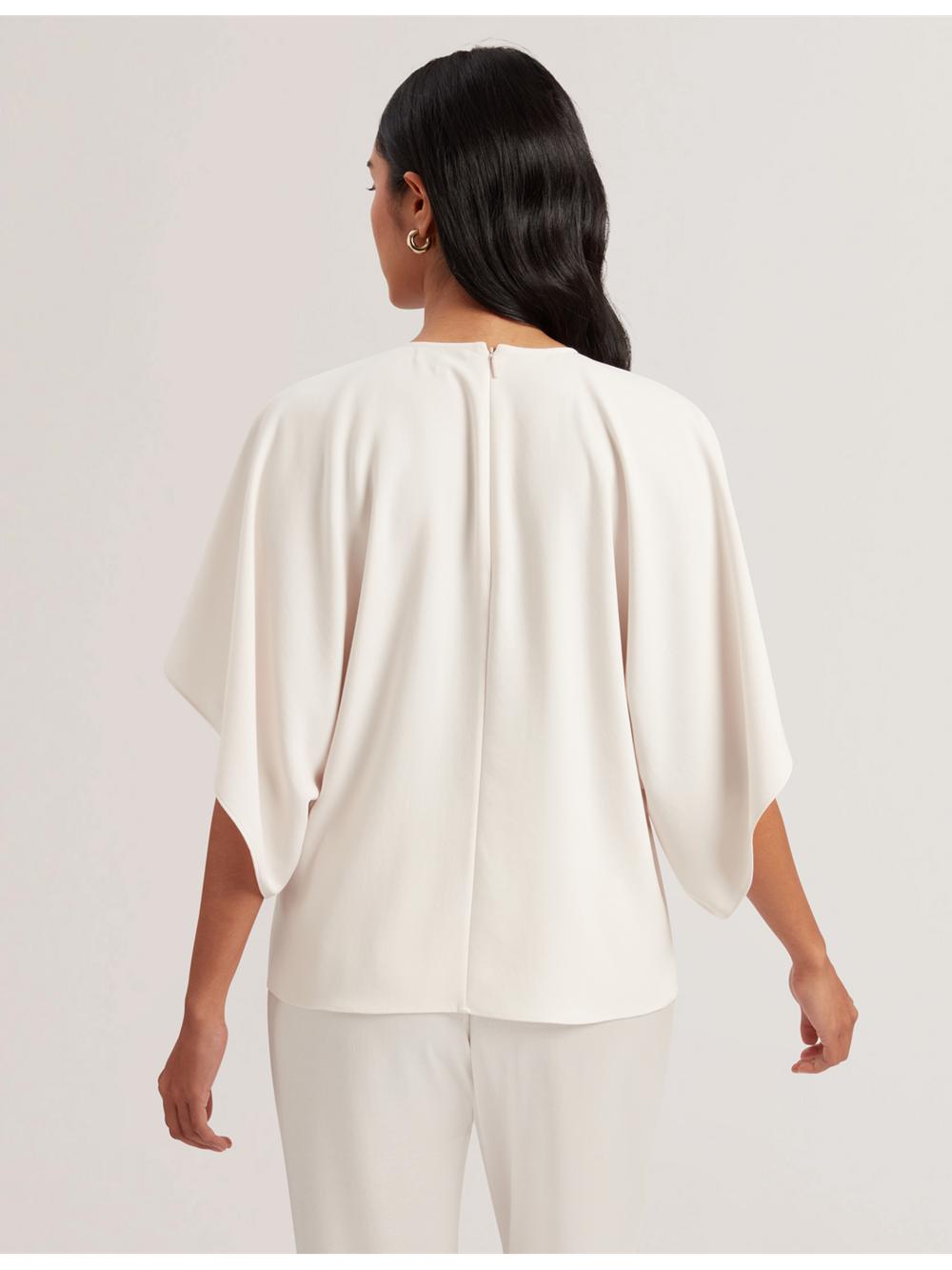 Women Ted Baker CHERIKA Blouses Ivory | FDLV87104