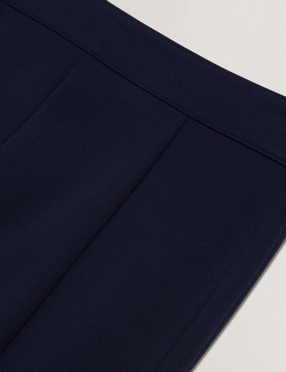Women Ted Baker FELINDA - Fly Front Stretchy Leggings Navy | CNVR72163