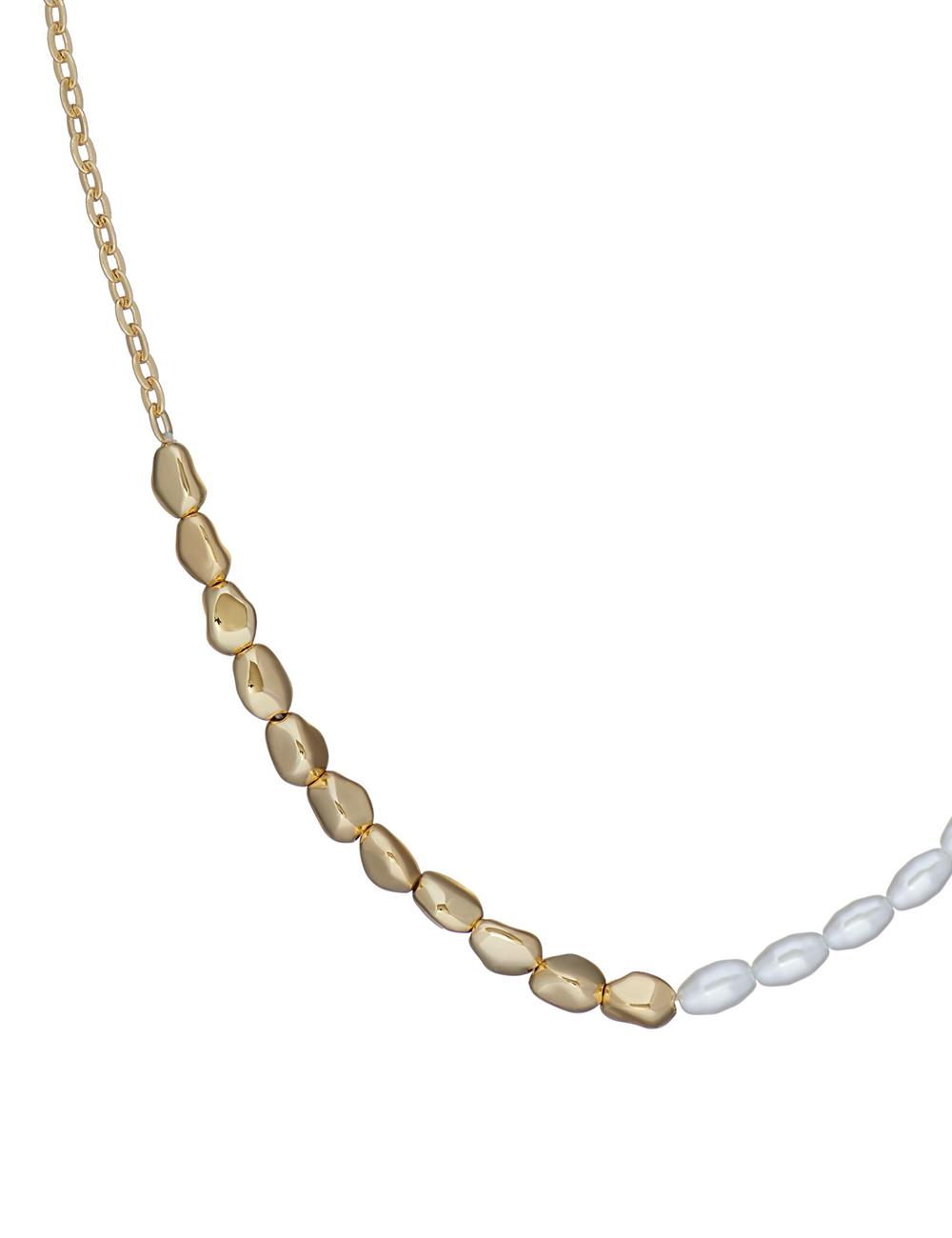 Women Ted Baker ILENIE - Island Pearl Beaded Necklaces Gold | AVRD02187