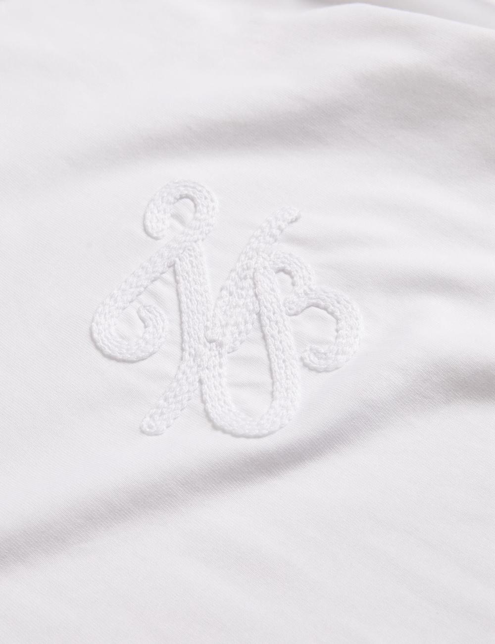 Women Ted Baker MALORRY - Embroidered Logo Boxy Cotton T-Shirts White | IBVN76851