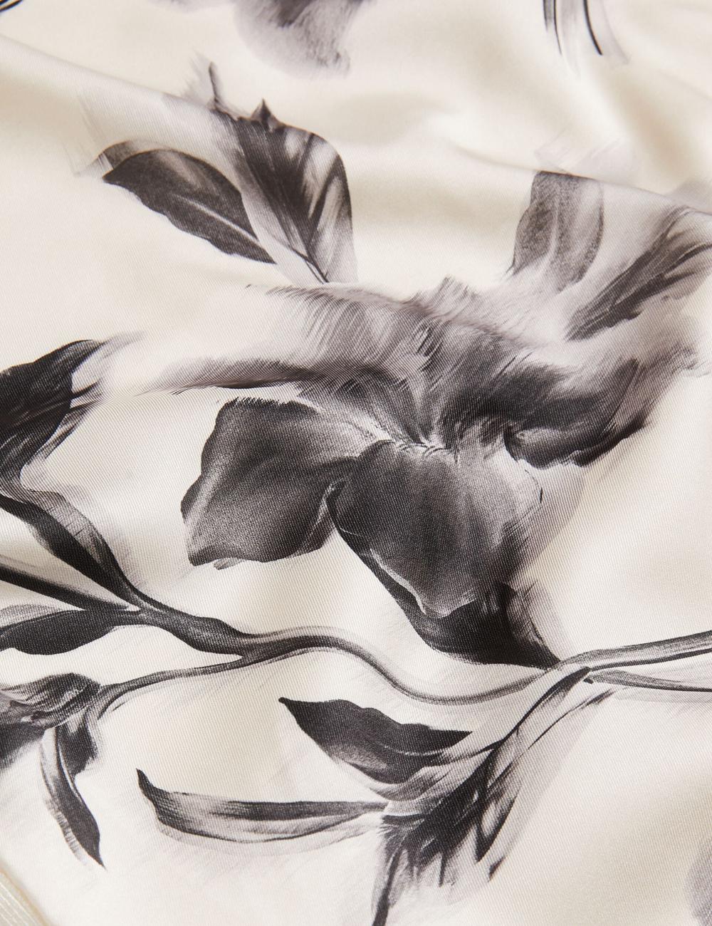 Women Ted Baker PERLOMA - Printed Woven Front Knitted Tank Tops Ivory | DYZW15093