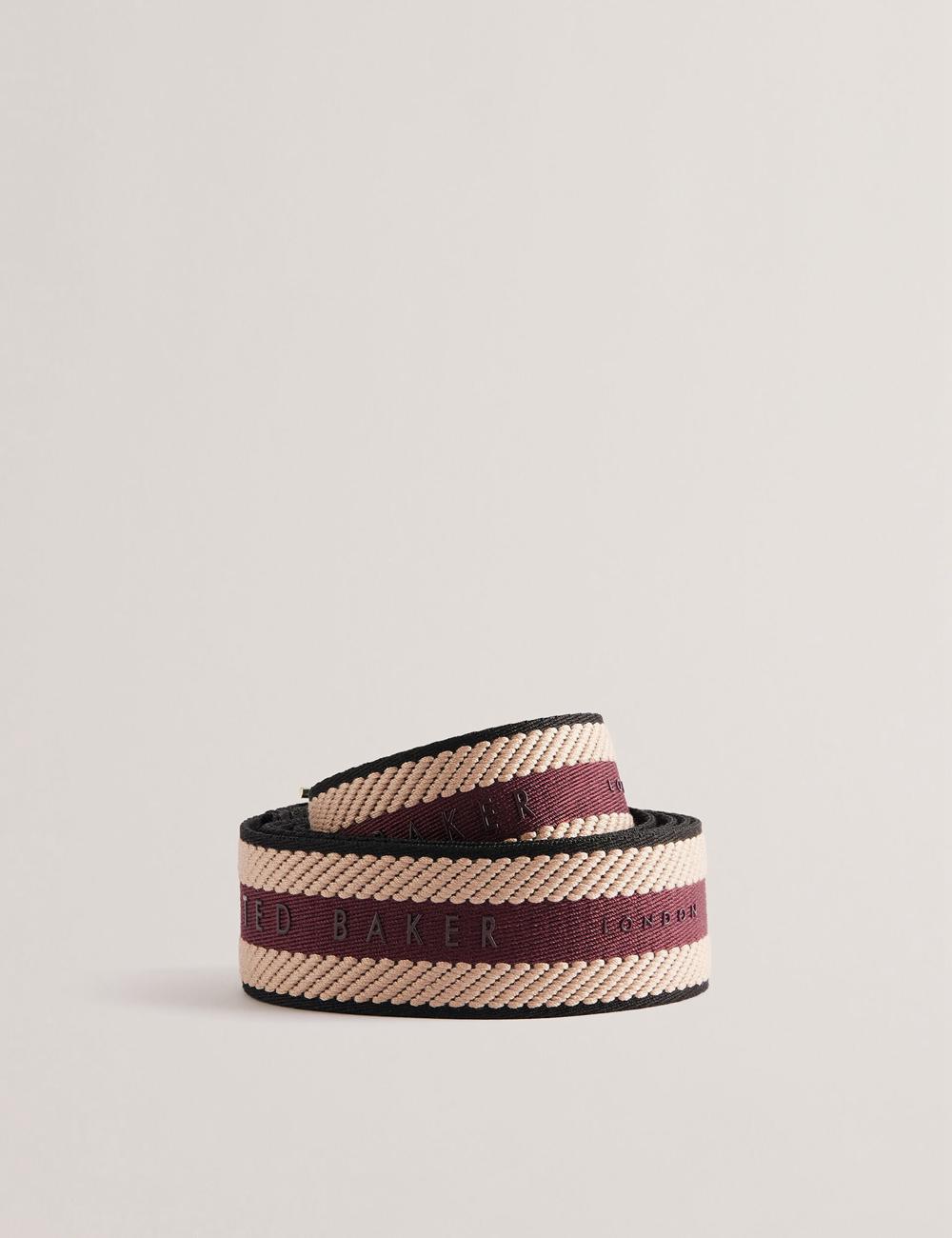 Women Ted Baker WEBBII - Branded Webbing Detachable Bag Straps Purple | JCZM43569